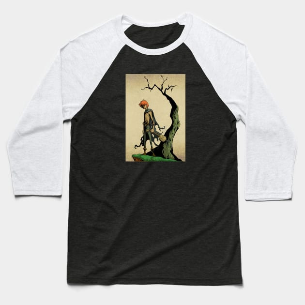 Kvothe Guitarist Name Of The Wind Baseball T-Shirt by chaxue